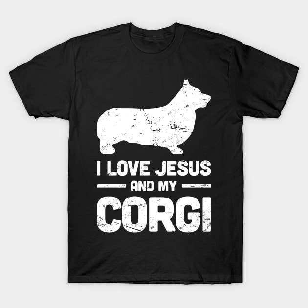 Corgi - Funny Jesus Christian Dog T-Shirt by MeatMan